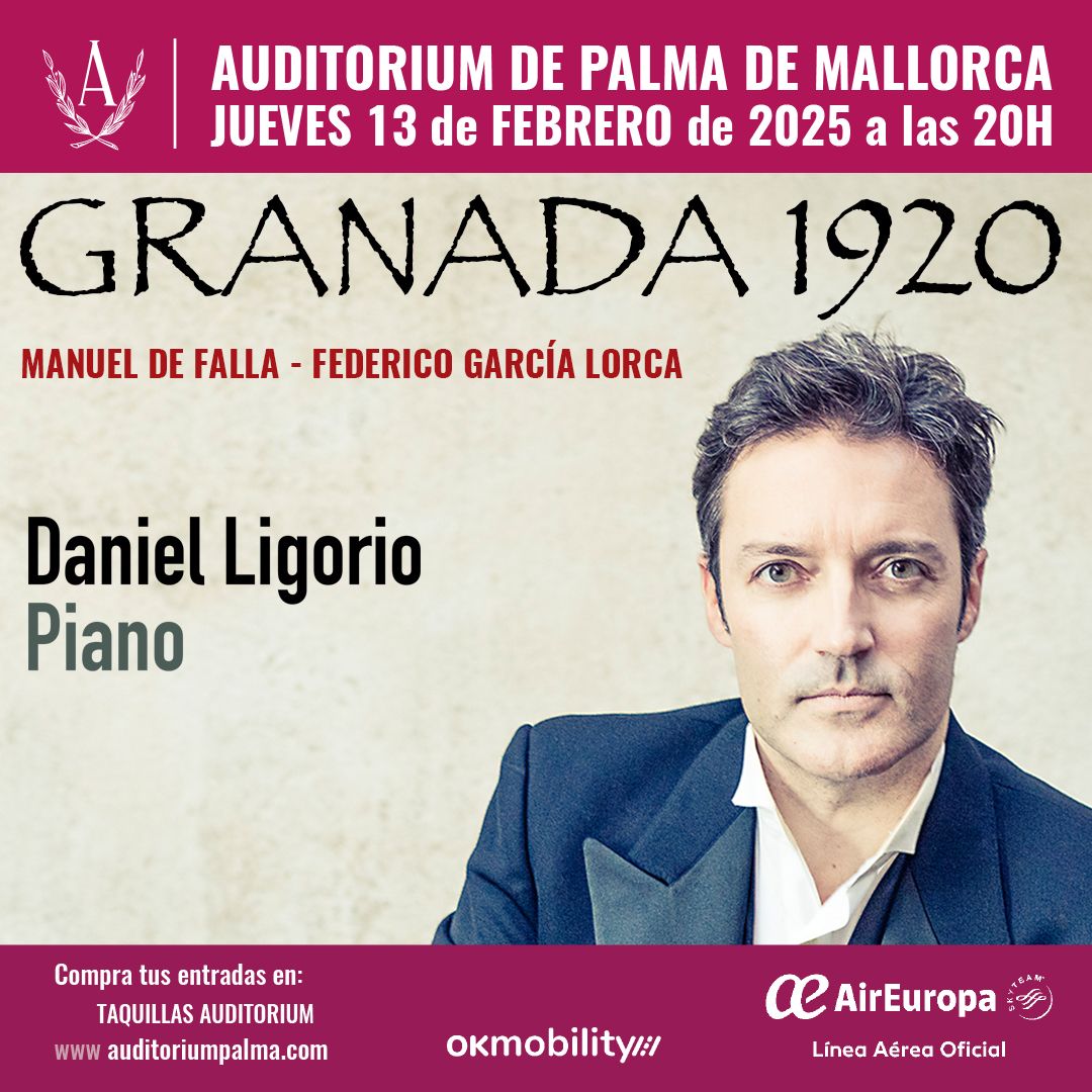 DANIEL LIGORIO- 'GRANADA 1920'. Manuel de Falla - Federico Garc\u00eda Lorca