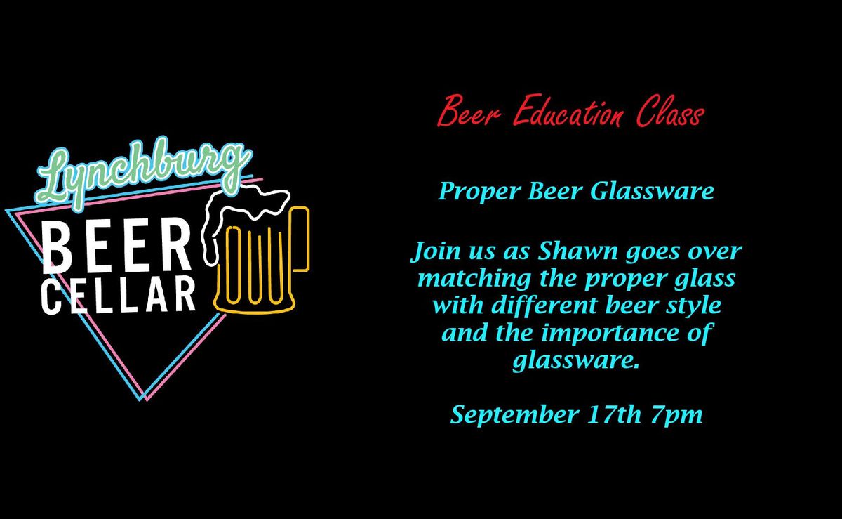 Beer Education Class with Shawn