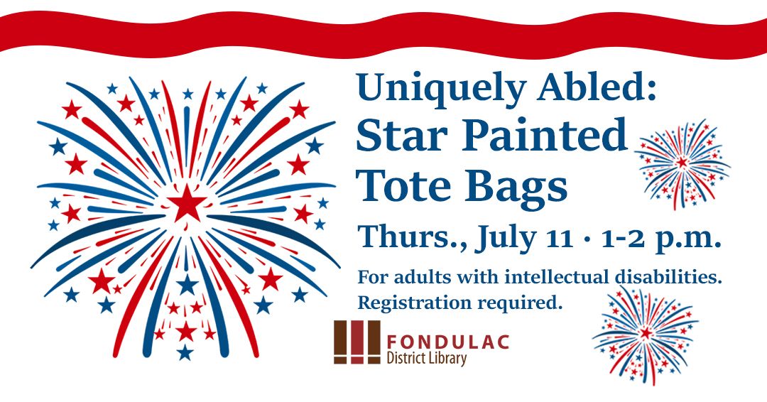 Uniquely Abled: Star Painted Tote Bags
