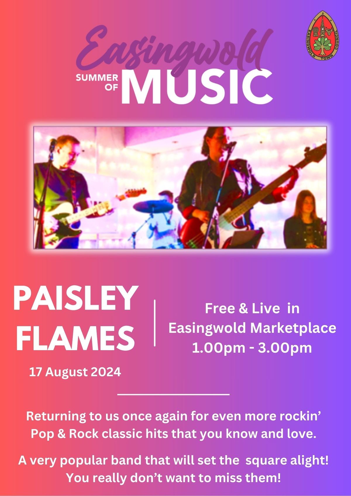 Easingwold Summer of Music - Paisley Flames