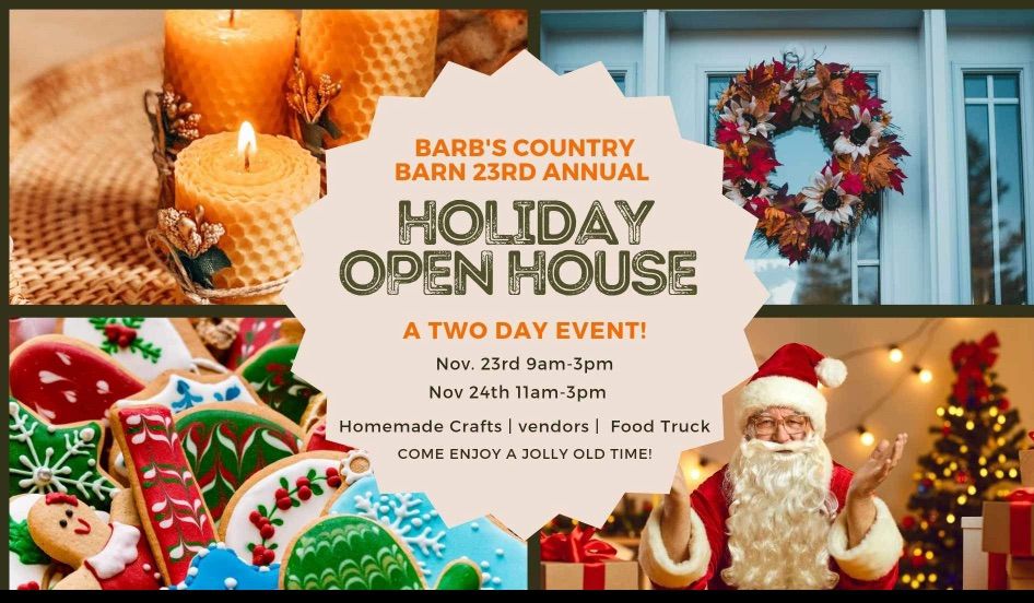 23rd Annual Holiday Open House at Barb's Country Barn