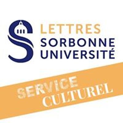 Service culturel de la facult\u00e9 des lettres de Sorbonne Universit\u00e9