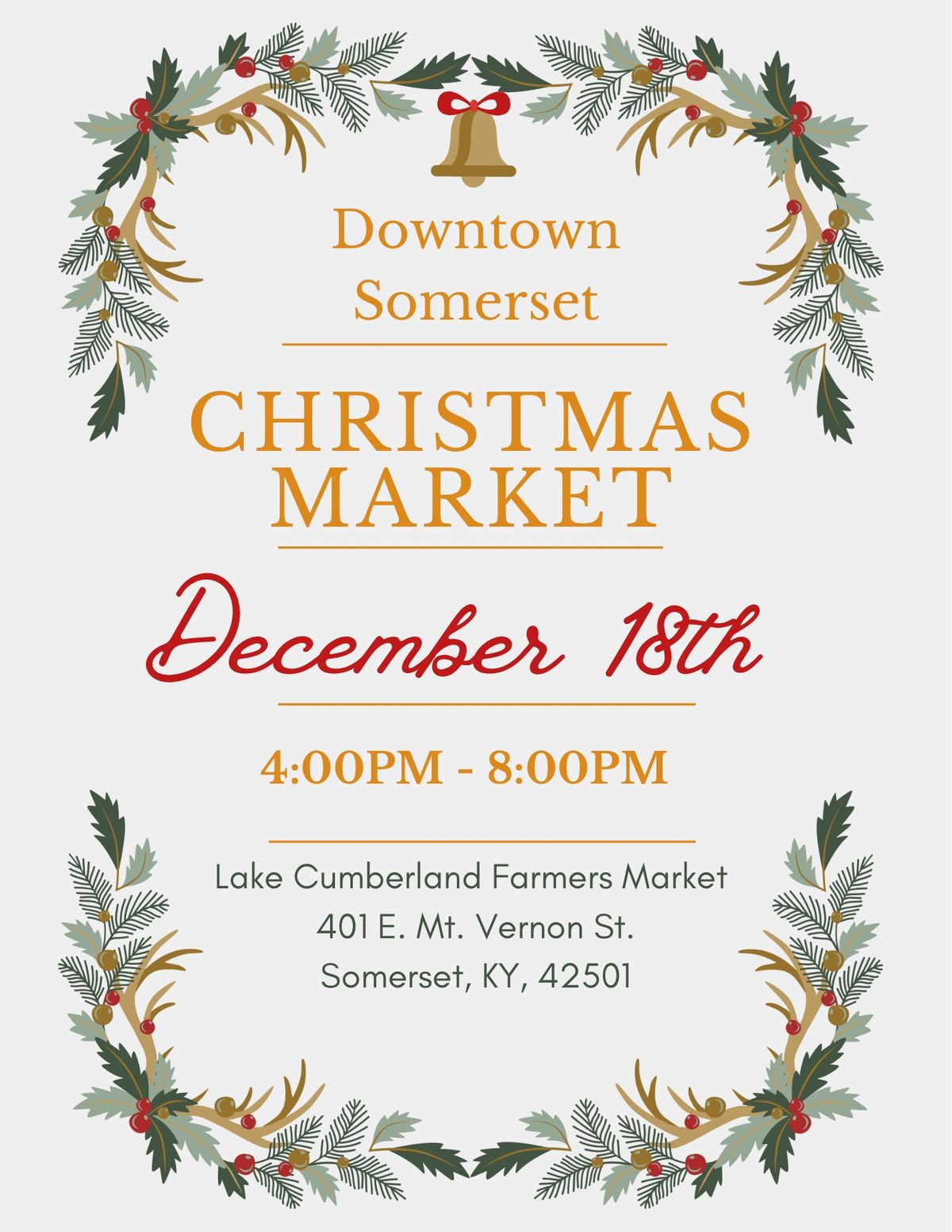 Downtown Somerset Christmas Market