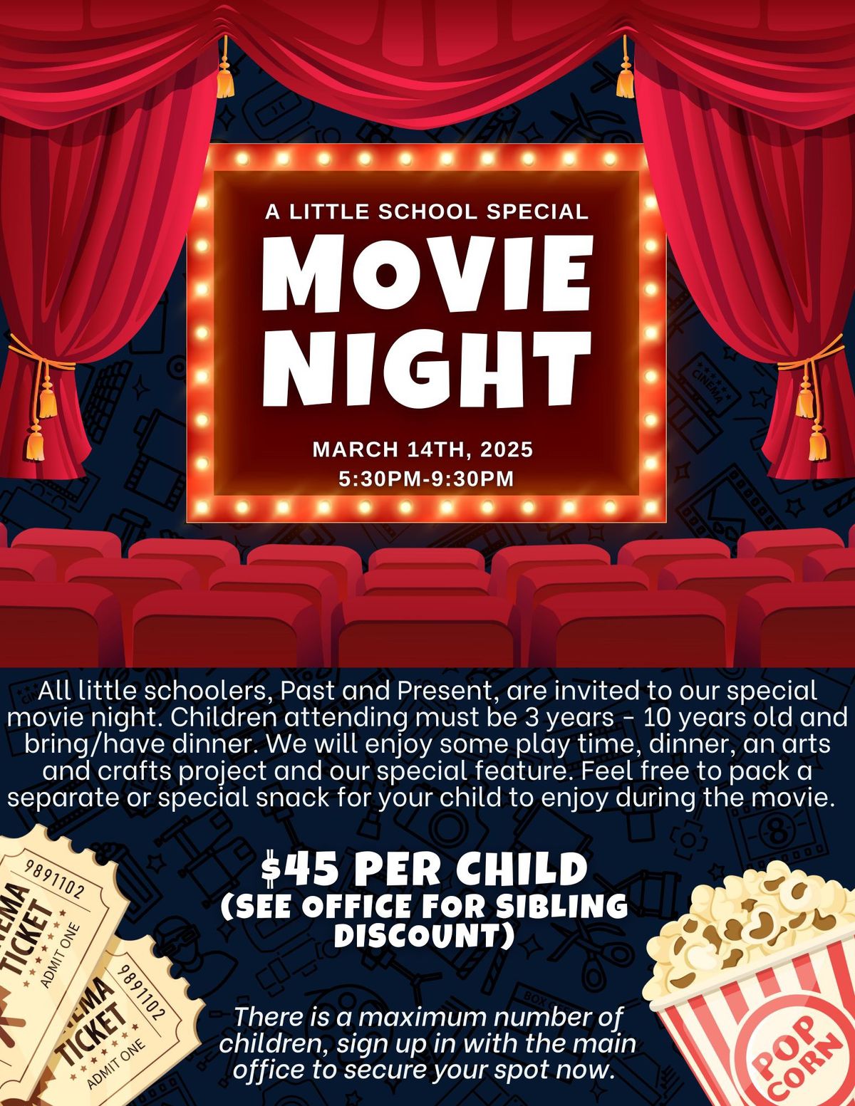 A Little School Special: Movie Night!