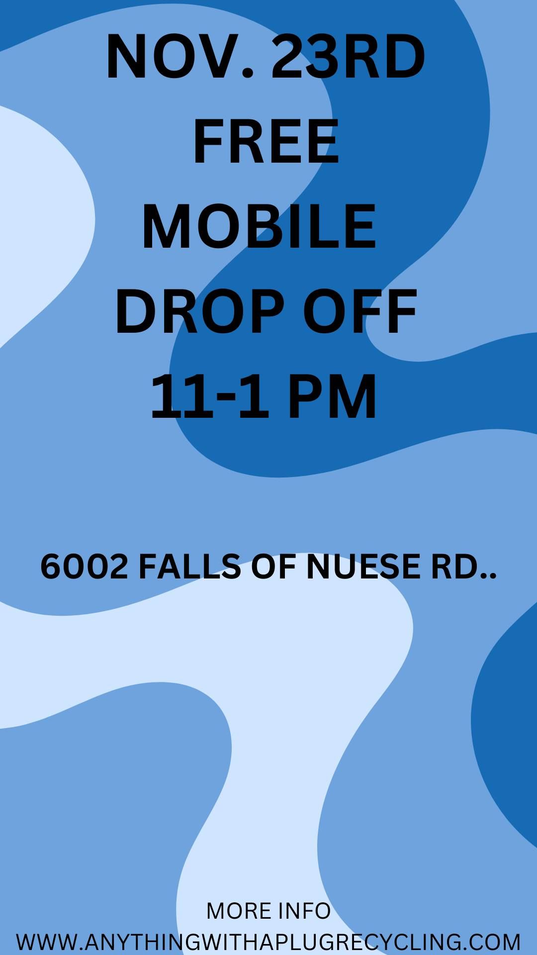 FREE MOBILE DROP OFF NORTH RALEIGH