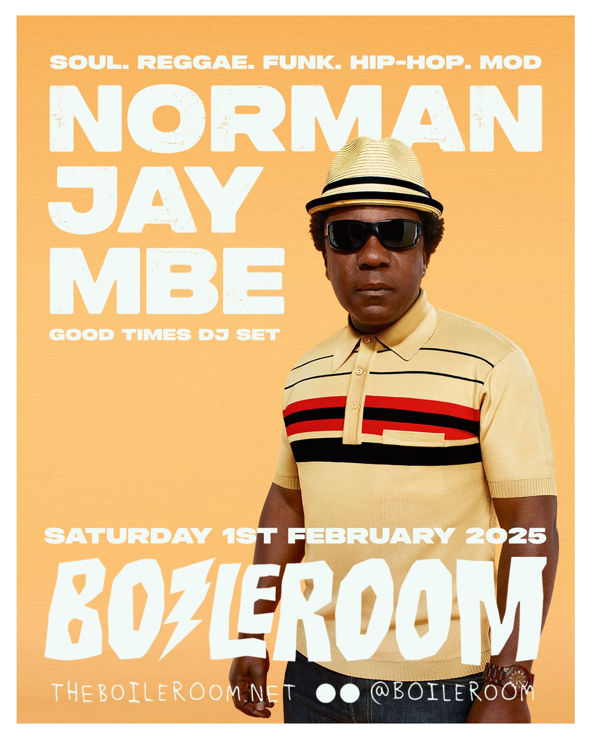 Norman Jay MBE - The Boileroom, Guildford