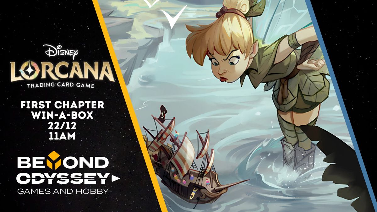 Disney Lorcana - First Chapter Win-A-Box @ Beyond Odyssey