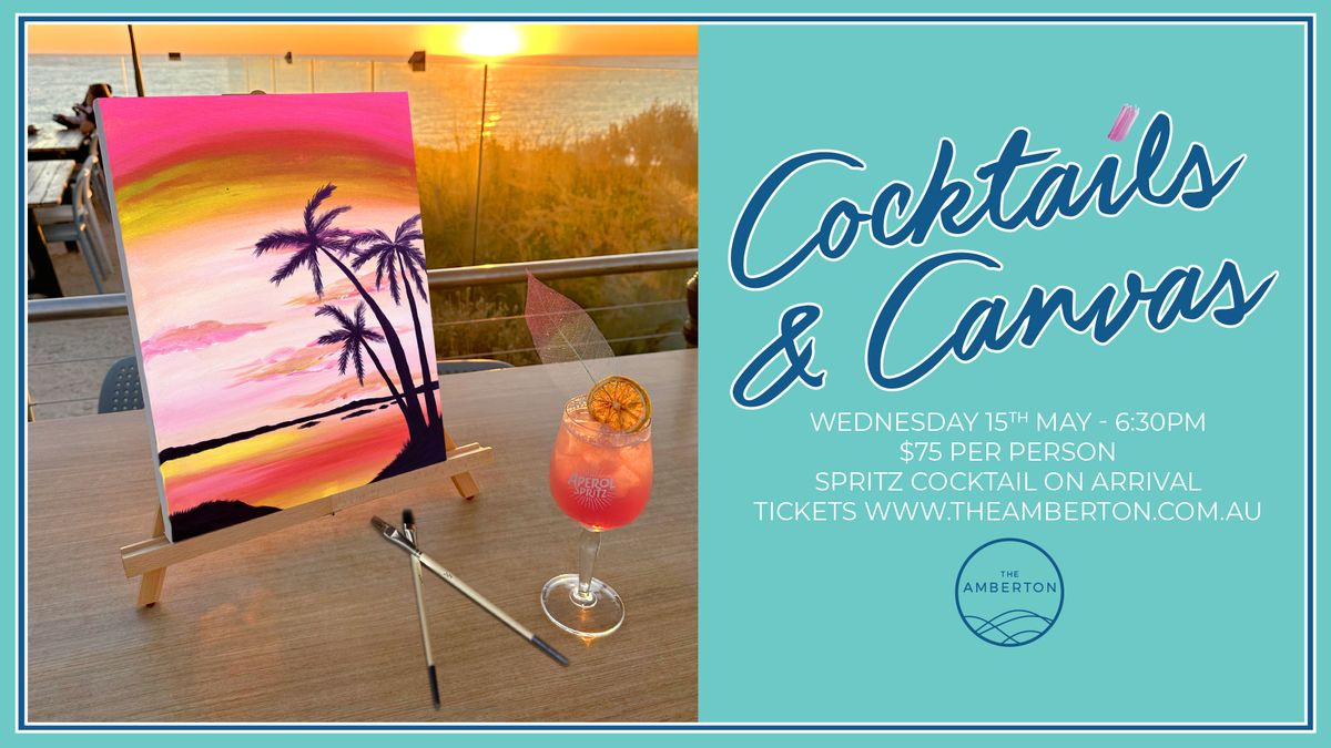 Cocktails & Canvas by the Sea!