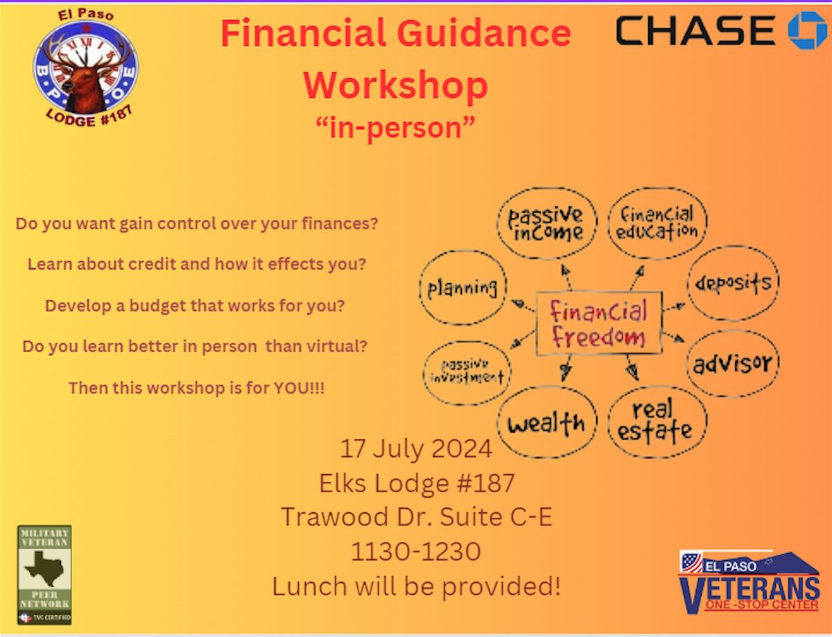 In-person Financial Guidance Workshop