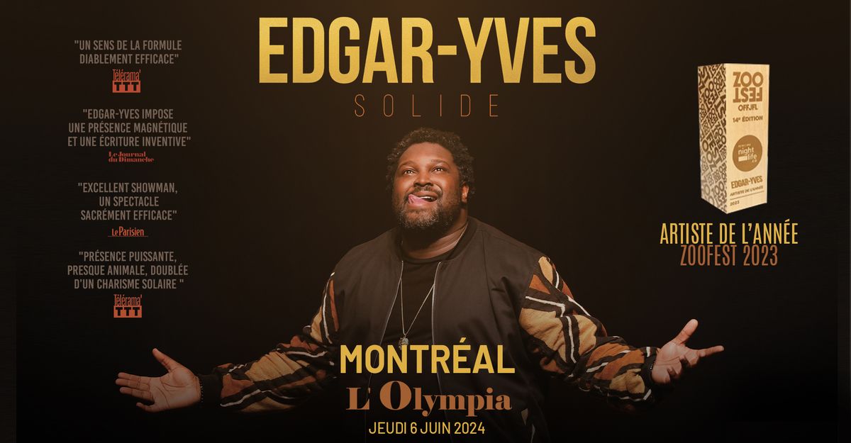 EDGAR-YVES - Solide | Montr\u00e9al