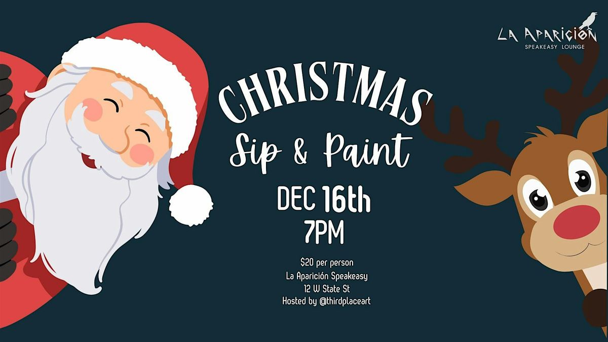 Christmas Sip & Paint