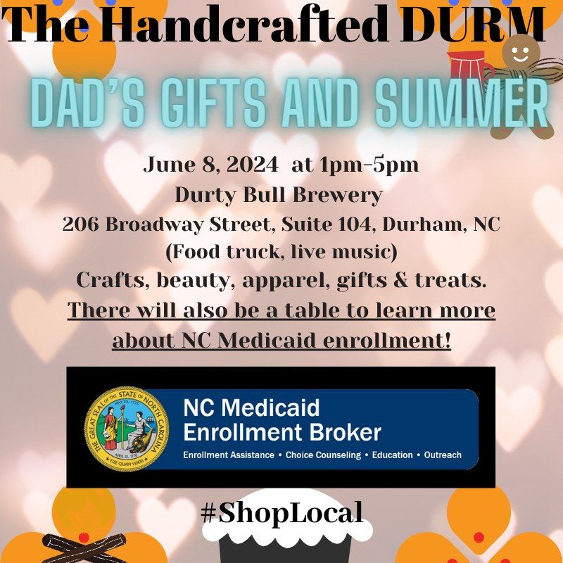 Handcrafted DURM Dad's Gifts and Summer market