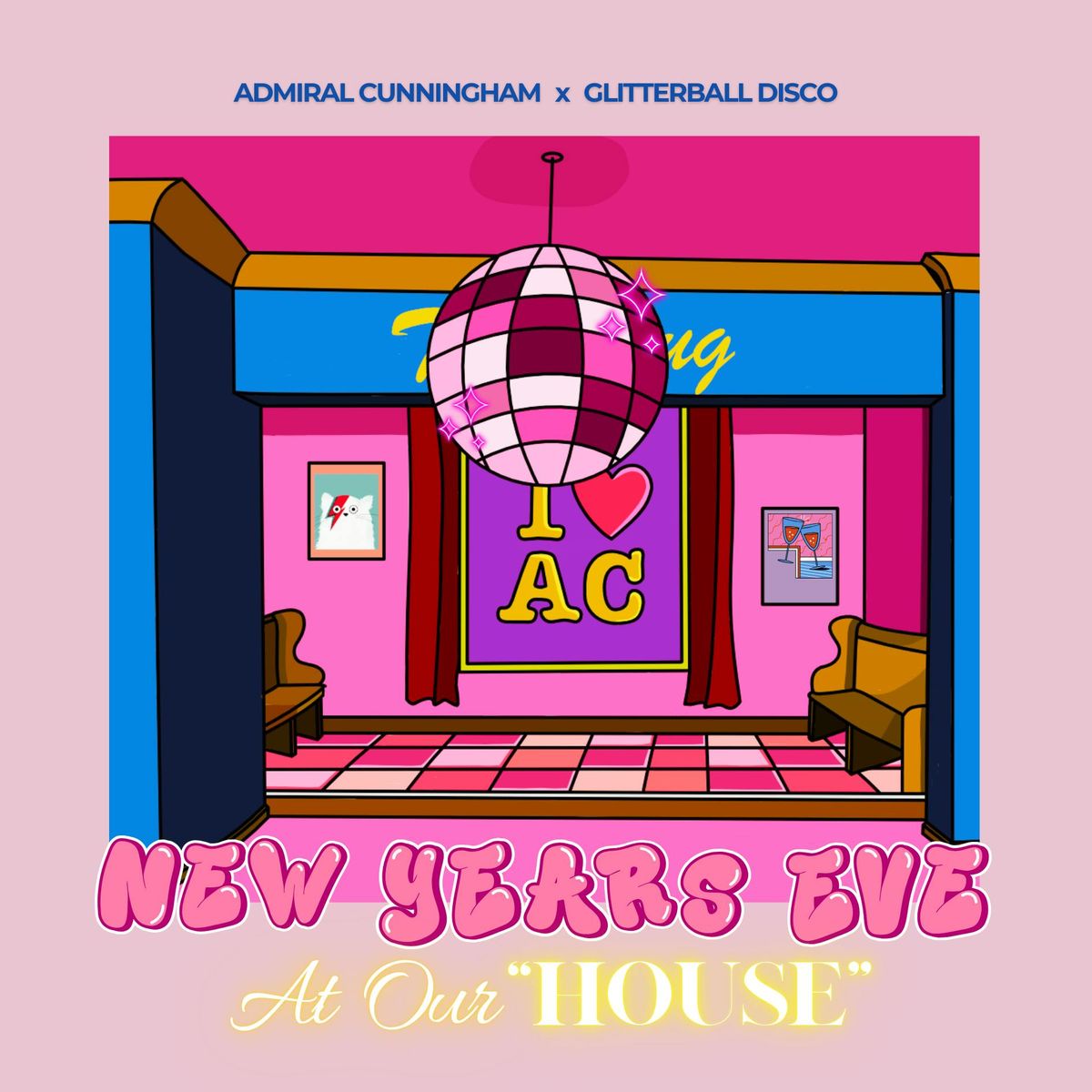 Admiral Cunningham X Glitterball Disco 