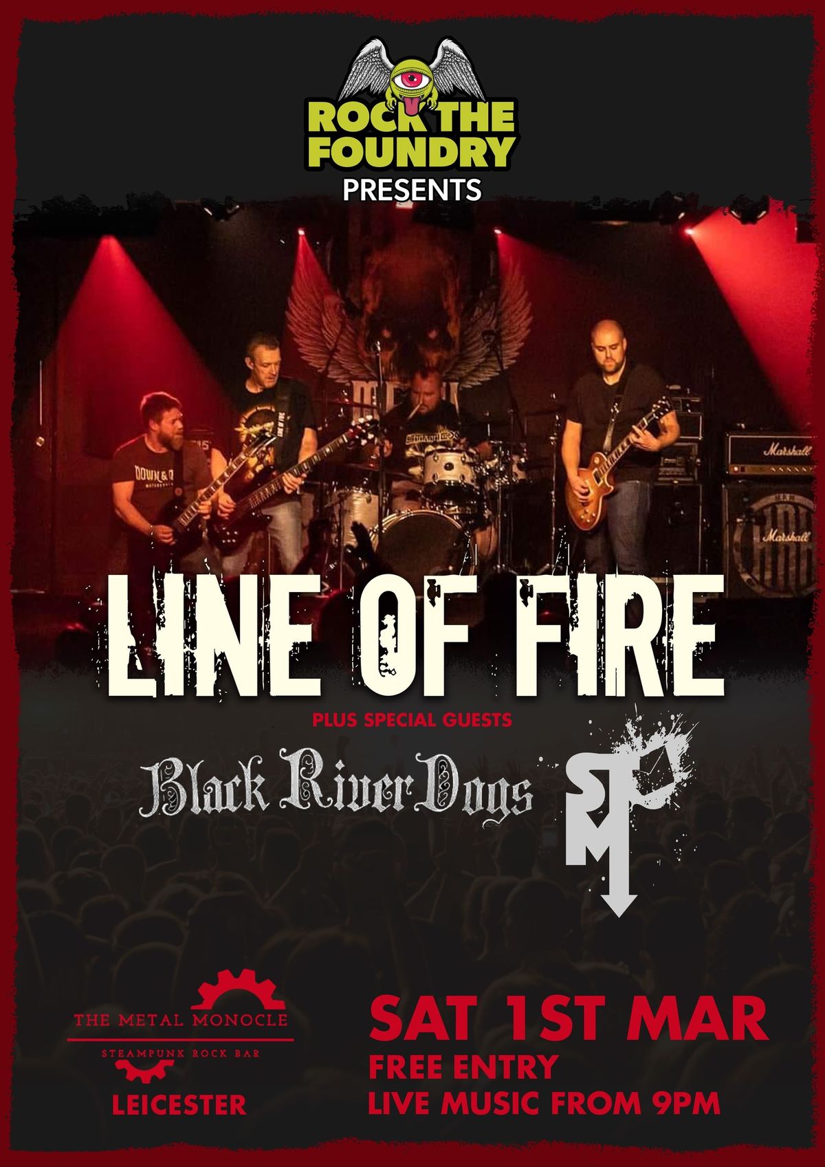 Line Of Fire || Black River Dogs || Shoot The Messenger