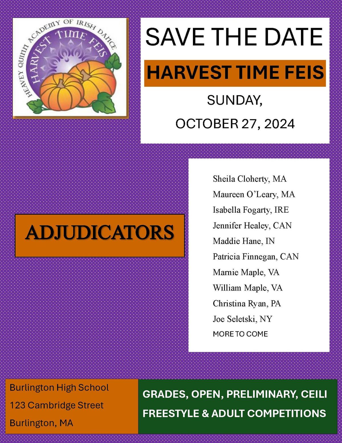 Harvest Time Feis