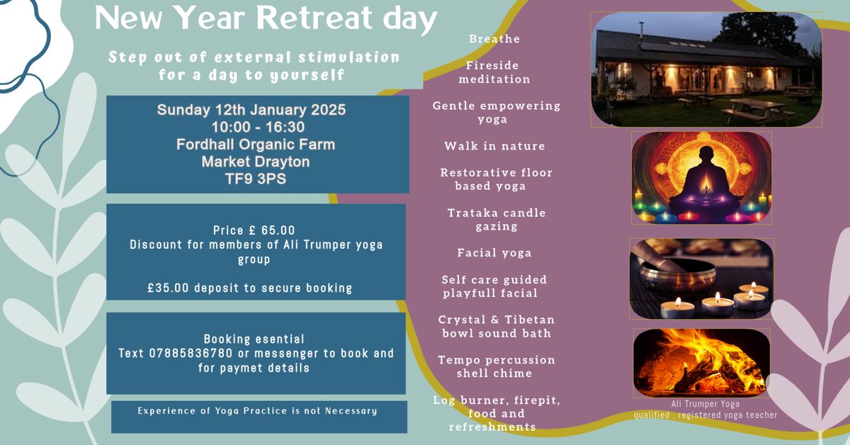 Fully booked - January 2025 - New Year Retreat for Women 