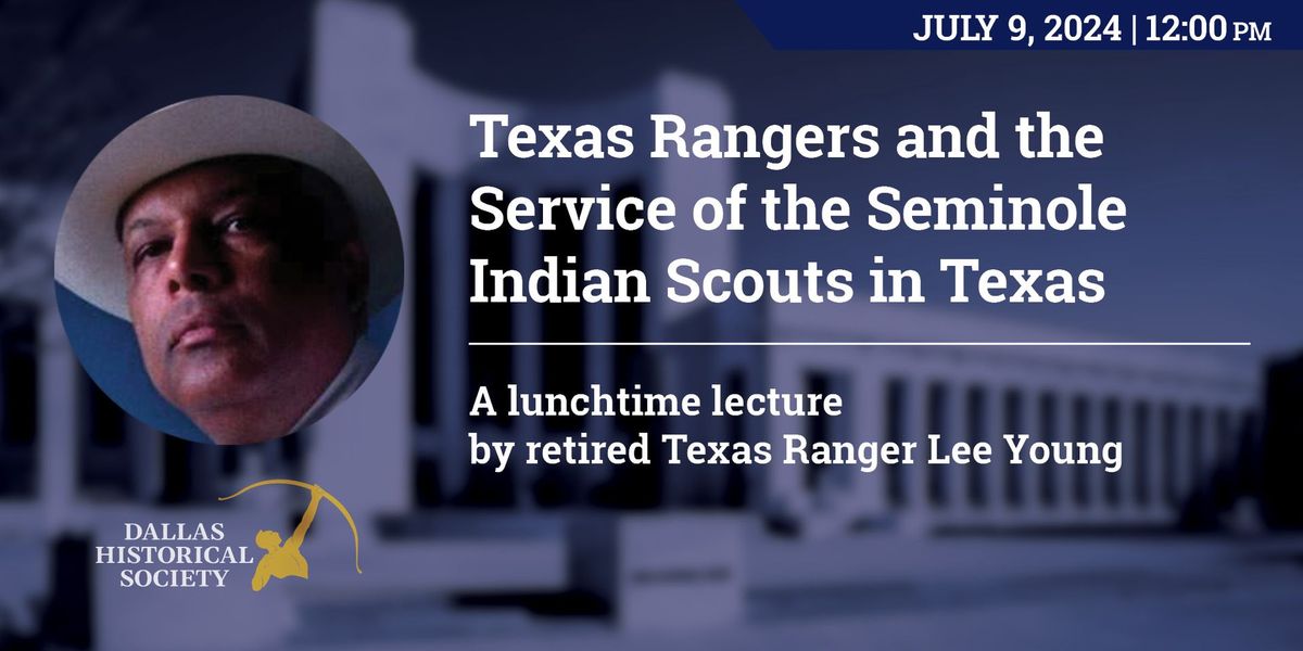 Brown Bag Lecture with retired Texas Ranger Lee Young