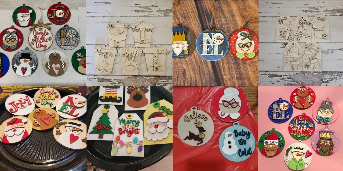 Wooden Ornament Painting Party