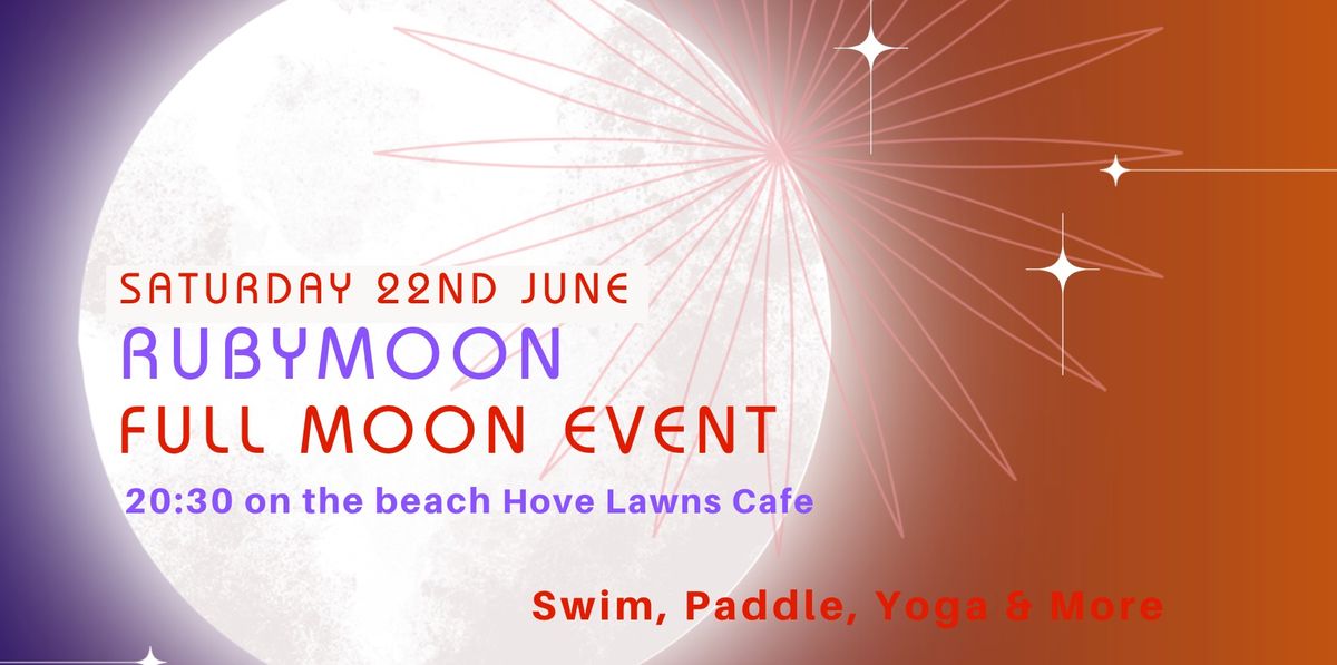 JUNE Full Moon Swim, Paddle, Dance and Yoga