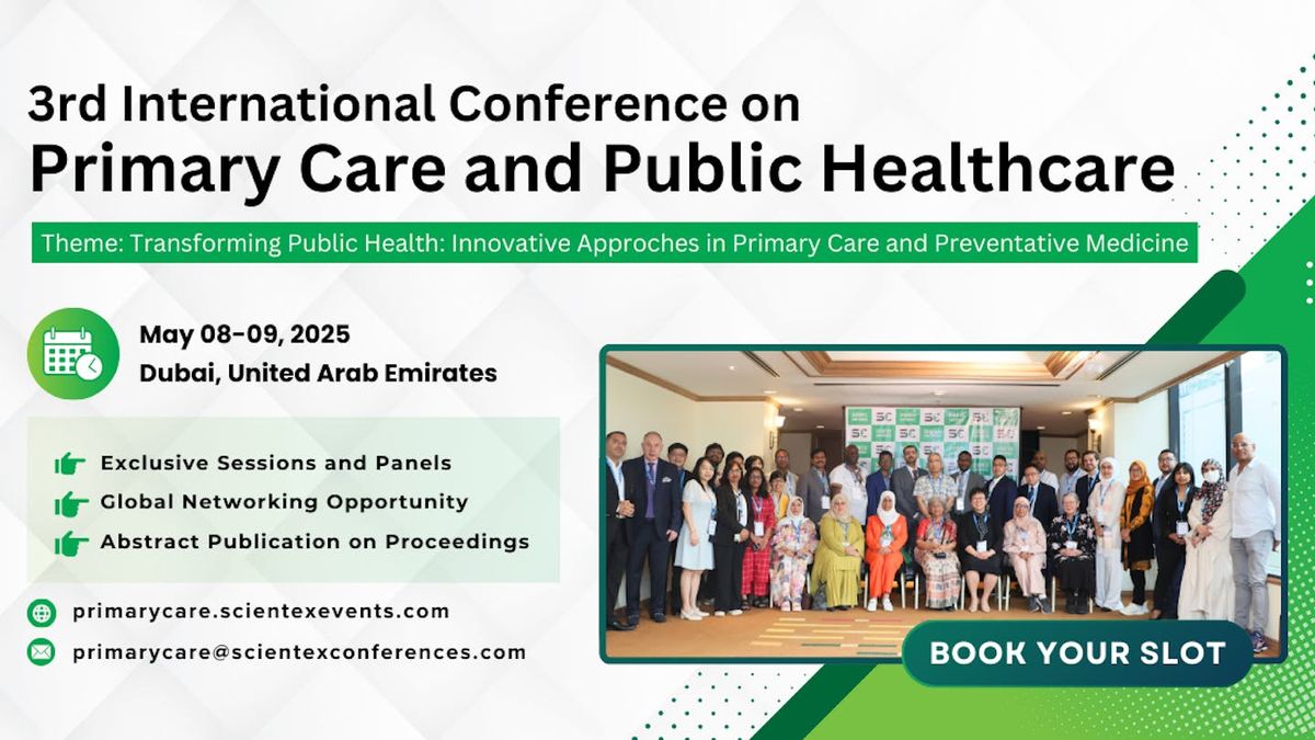 3rd International Conference on Primary Care and Public Healthcare