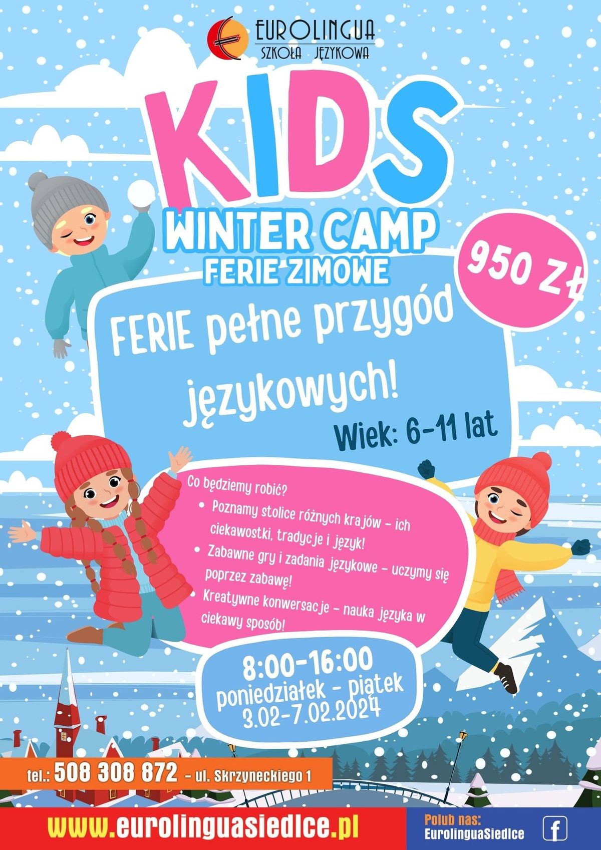 \u2744\ufe0f\u2603\ufe0fEurolingua Winter Camp - J\u0119zykowe ferie zimowe z Eurolingua\u2744\ufe0f\u2603\ufe0f