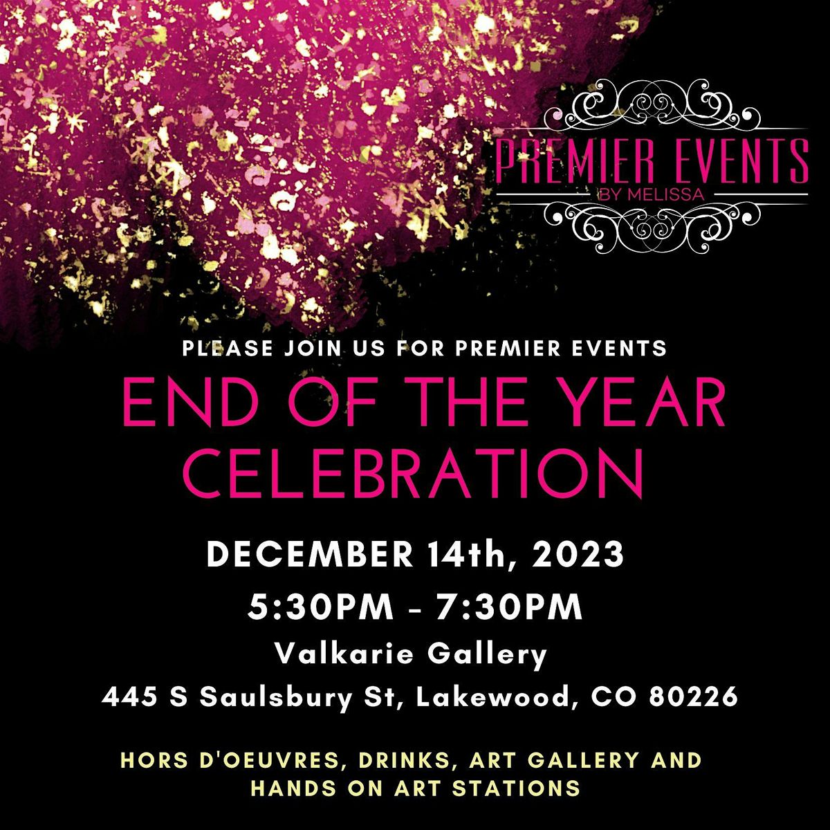 Premier Events End Of The Year Celebration