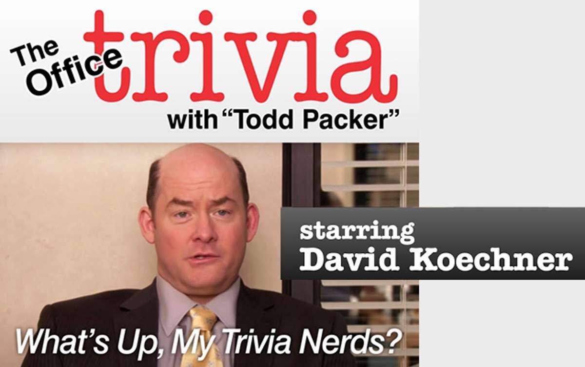 David Koechner - The Office Trivia with Todd Packer
