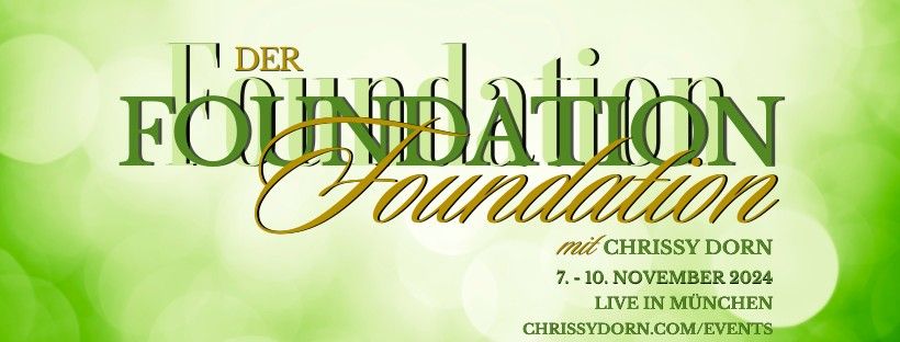 Der November-Foundation in M\u00fcnchen mit Chrissy