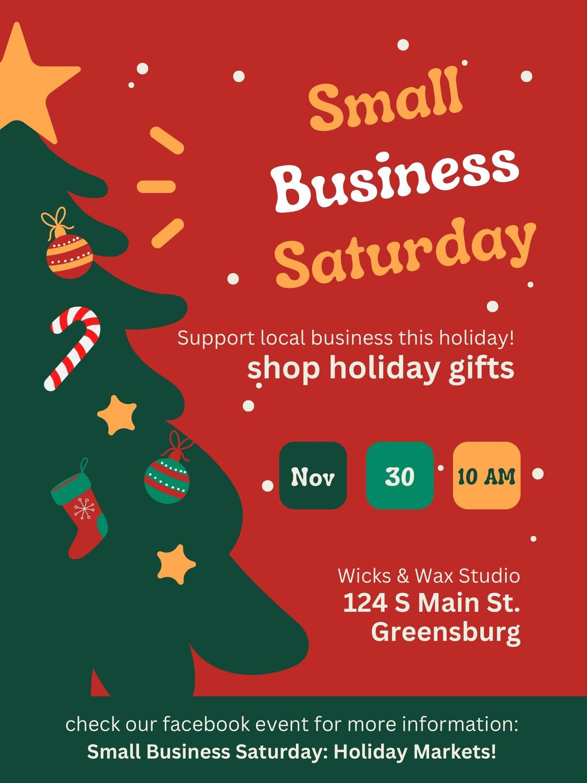 Small Business Saturday: Holiday Markets!