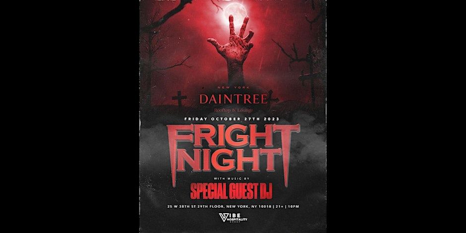 Fright Night Halloween Party at Daintree Rooftop NYC (Hendrick's Hotel)