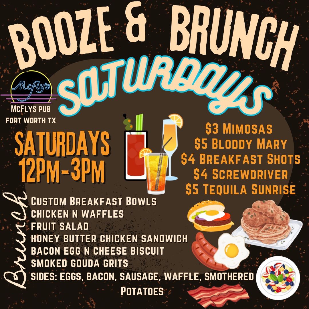 \ud83c\udf79\ud83c\udf73Booze & Brunch Saturdays! \ud83e\uddc7\ud83e\udd43