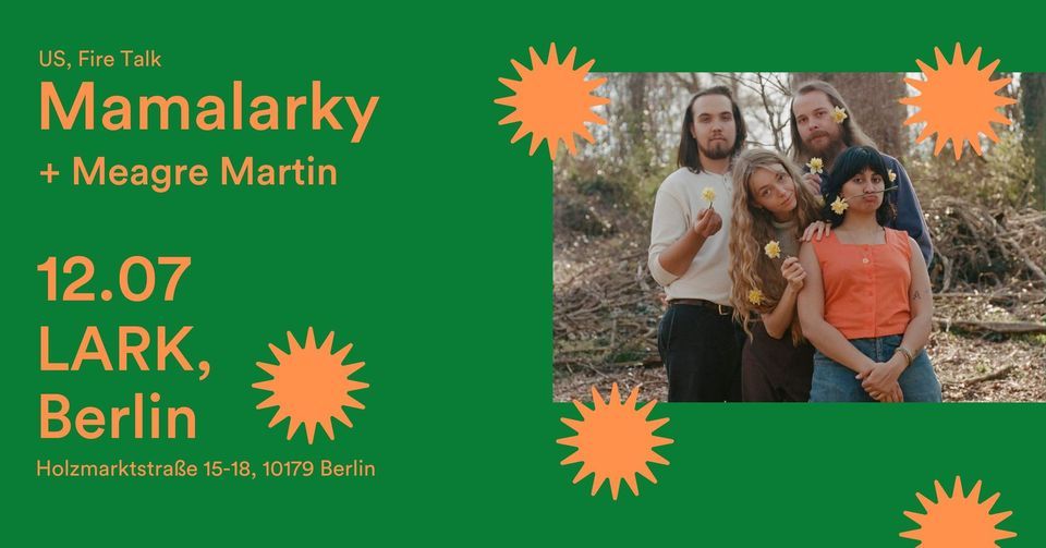 Mamalarky + Meagre Martin | LARK, Berlin DE