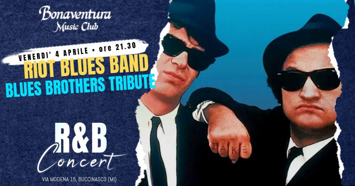 RIOT BLUES BAND - BLUES BROTHERS TRIBUTE