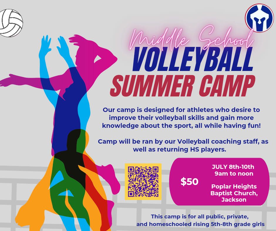 Middle School Volleyball Camp
