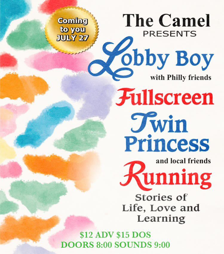 Lobby Boy, Twin Princess, Fullscreen, Running at The Camel 7.27
