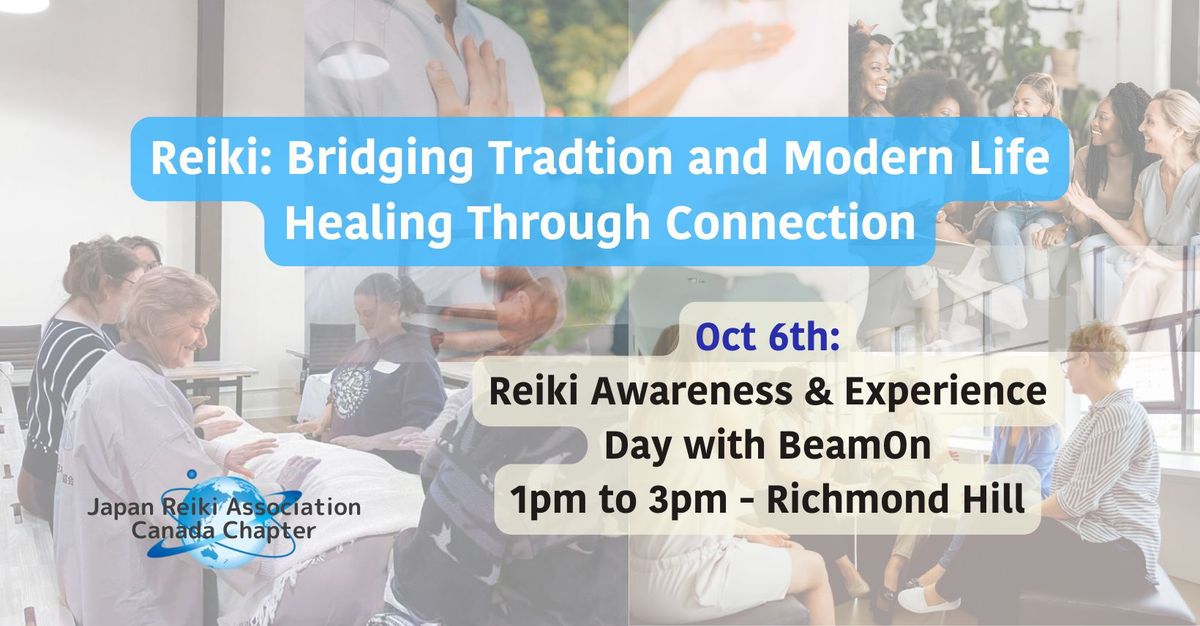 Reiki Experience Day with BeamOn (JRA Special Reiki Event)