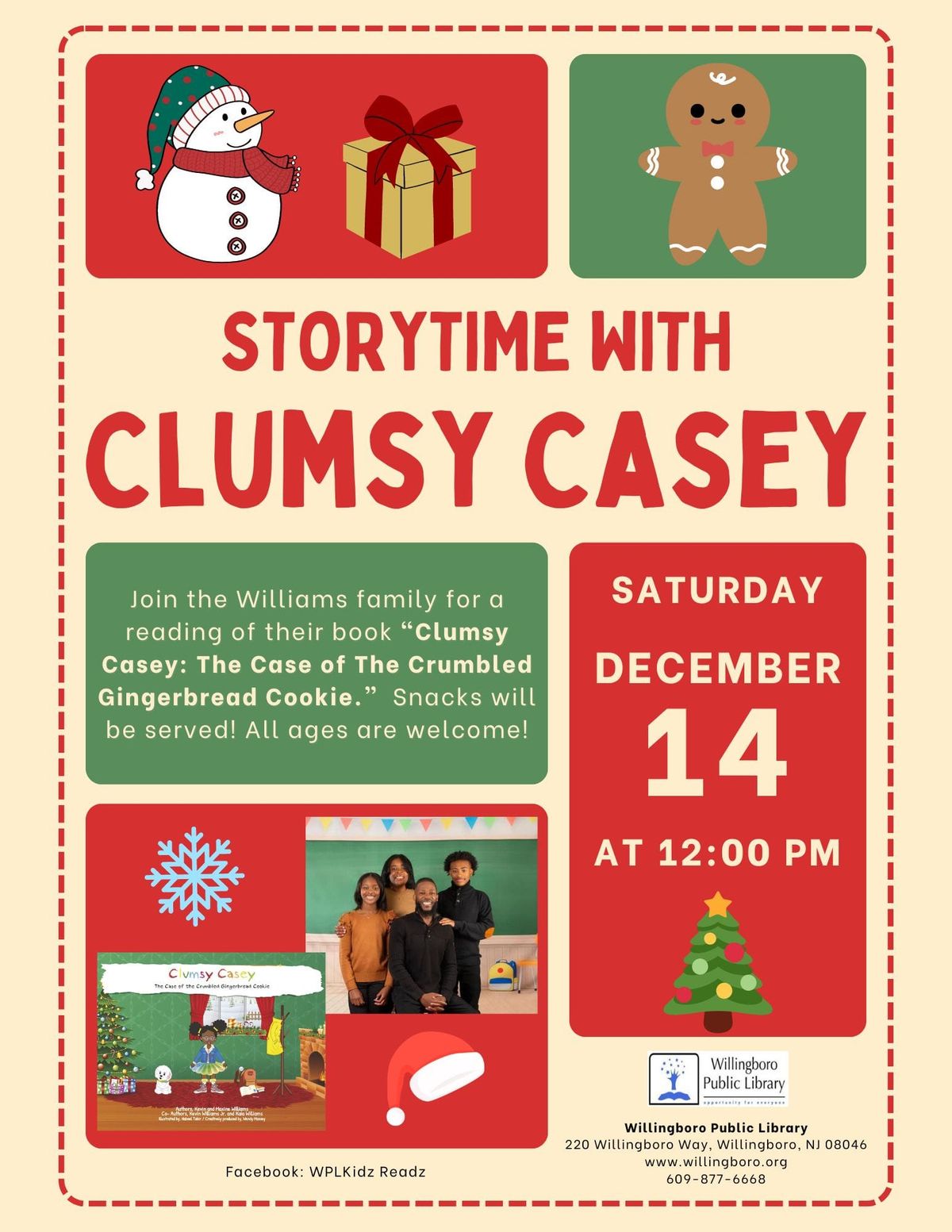 Storytime with Clumsy Casey