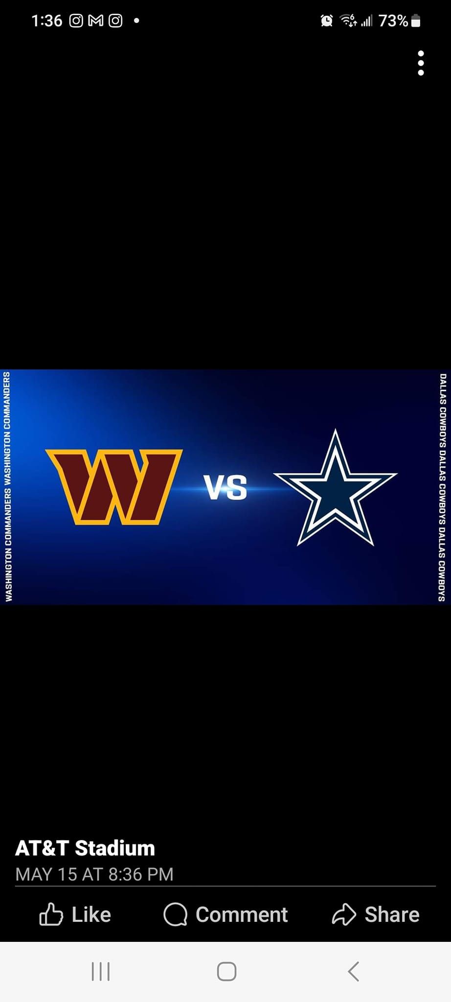 COMMANDERS VS DALLAS 