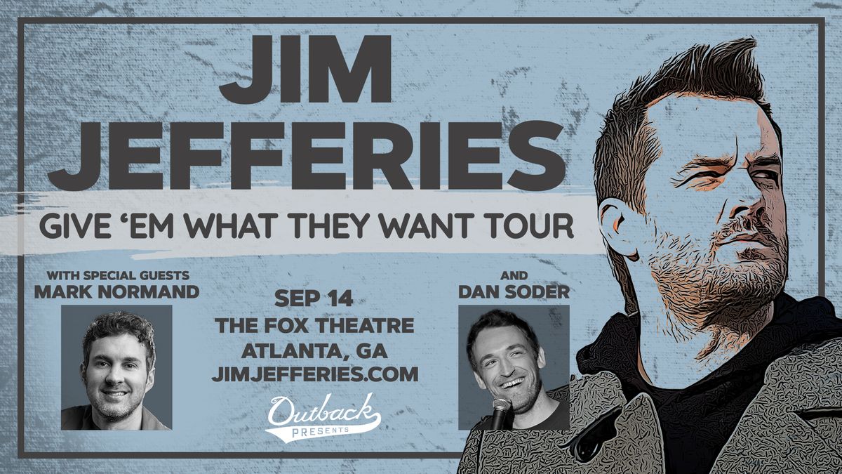 Jim Jefferies: Give 'Em What They Want Tour