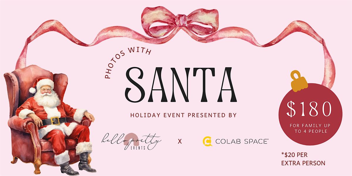 Photos with Santa Holiday Event