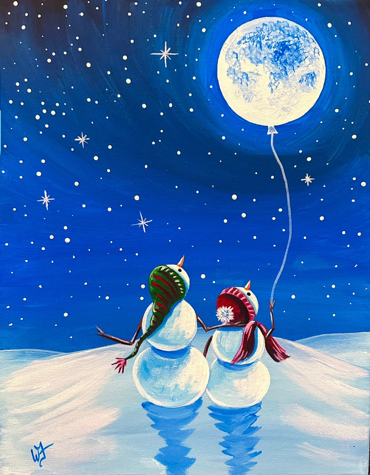 SOLD OUT \u26c4\ufe0f Snowman Paint Night at Jimmy's Pub - Creston