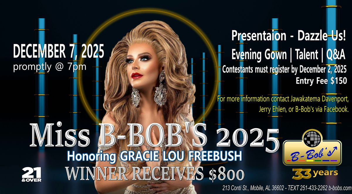 Miss B-Bob's FI Pageant 2025