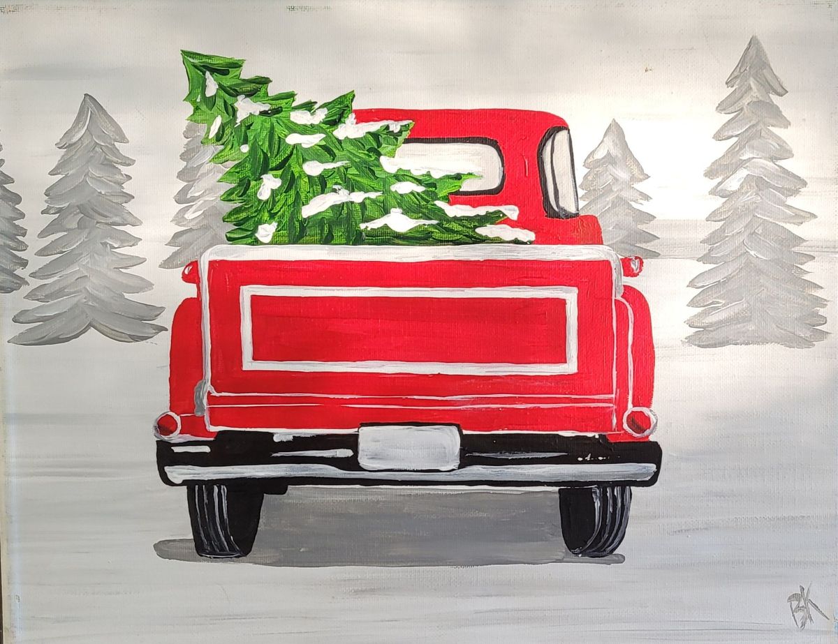 Holiday Truck Paint and Sip