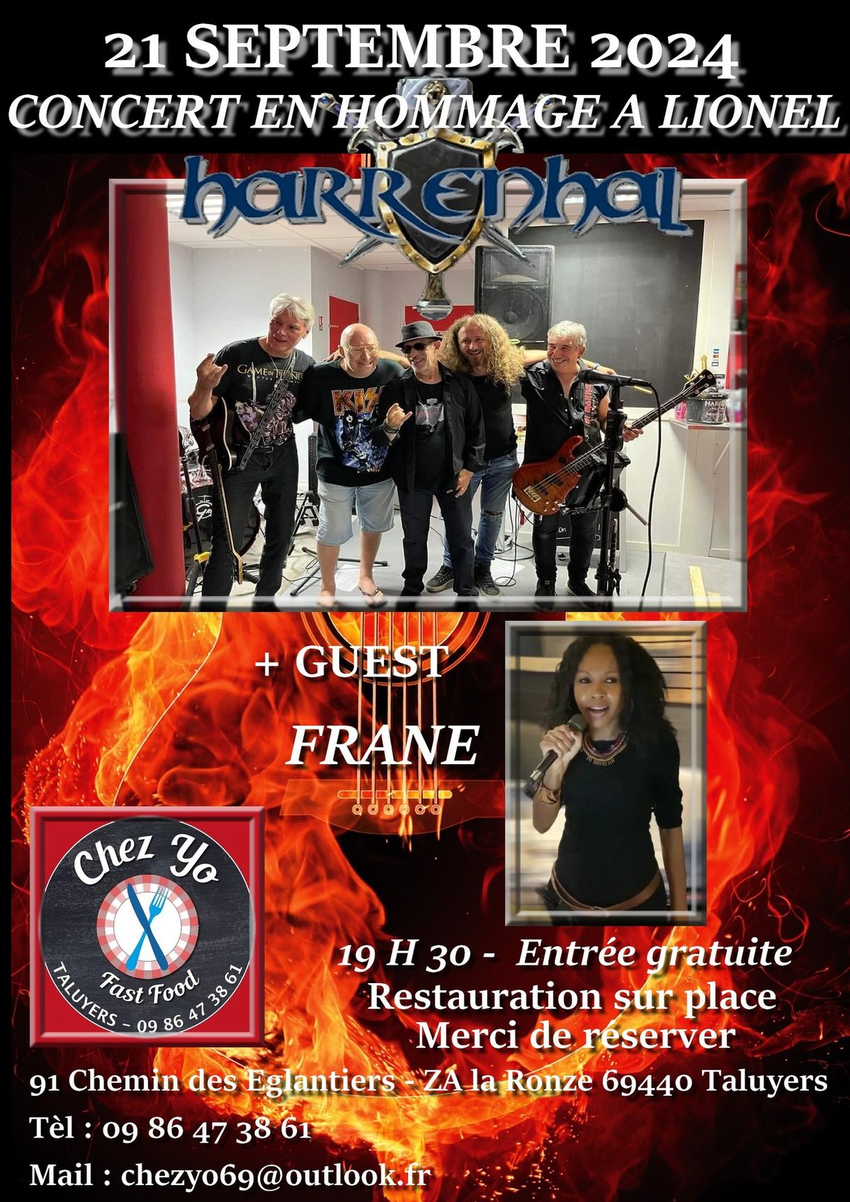 CONCERT HARRENHAL + FRANE EN HOMMAGE A LIONEL