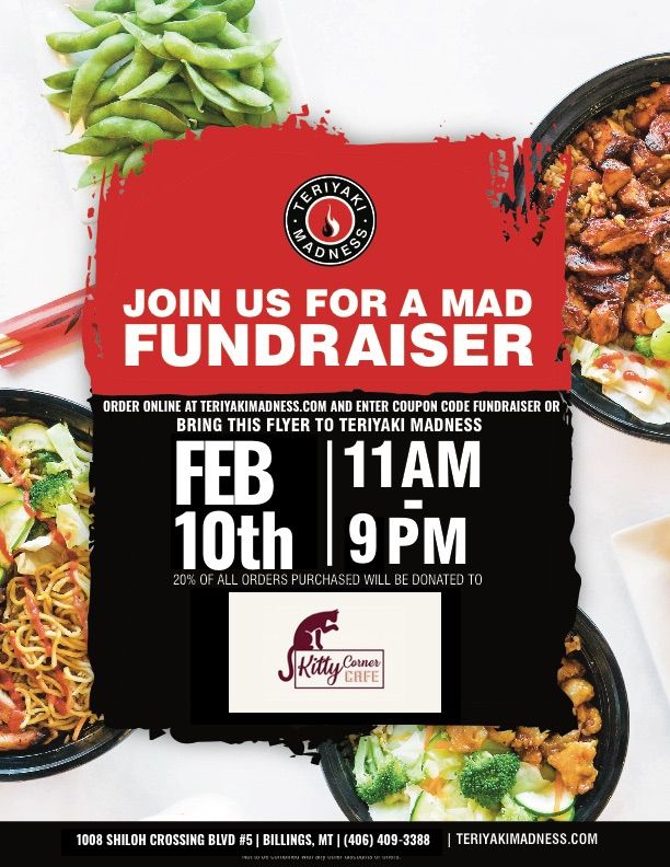 Teriyaki Madness Fundraiser! 