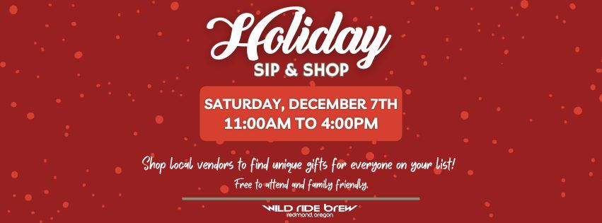 Holiday Sip & Shop