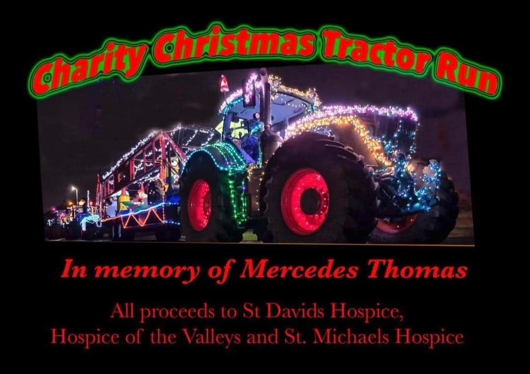 Charity Christmas Tractor Run in Memory of Mercedes Thomas