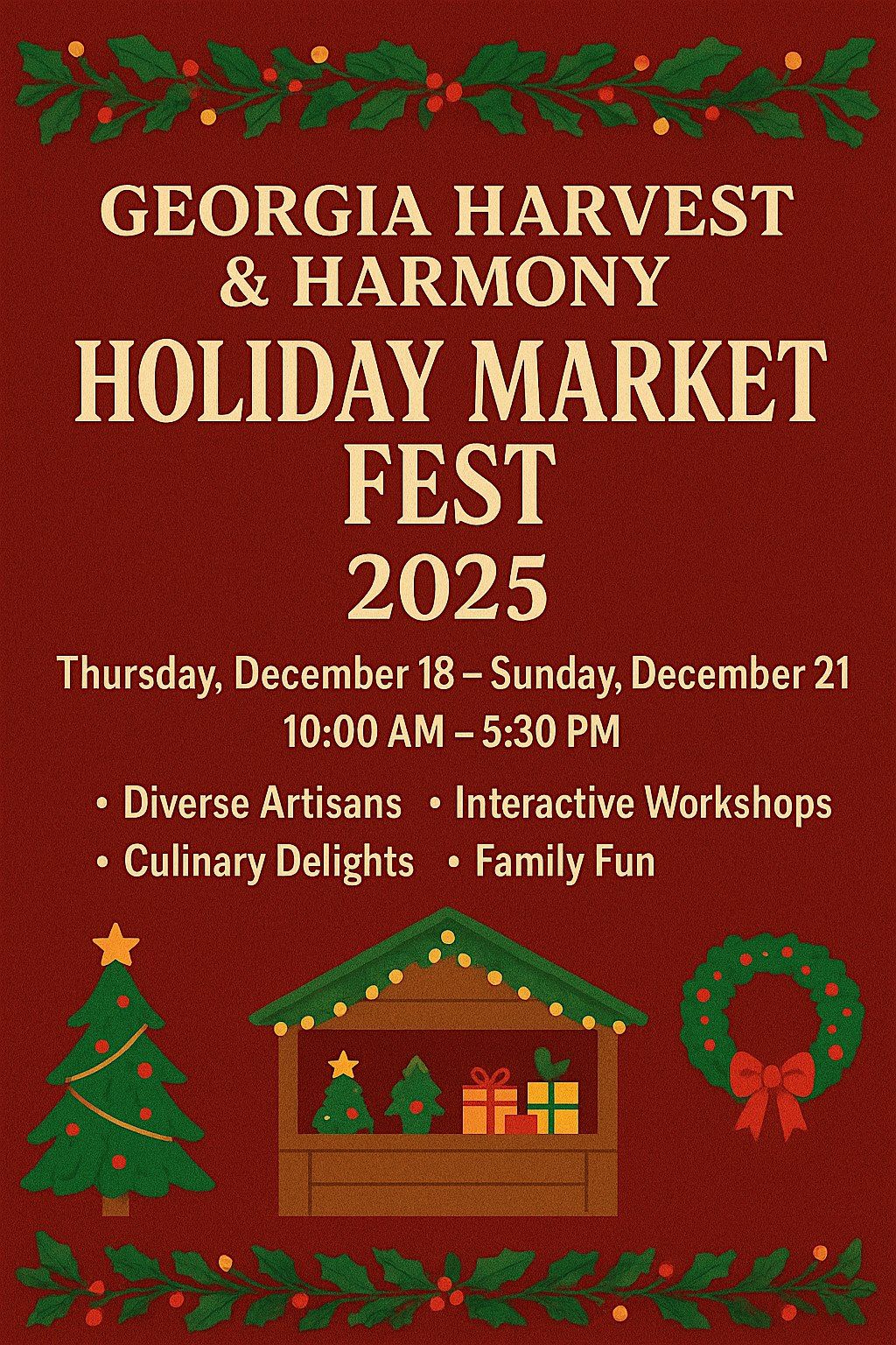 2025 Georgia Harvest & Harmony Holiday Market Fest