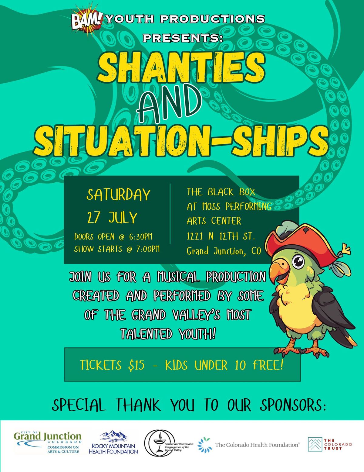 ? BAM! Youth Productions Presents: "Shanties and Situation-ships"?