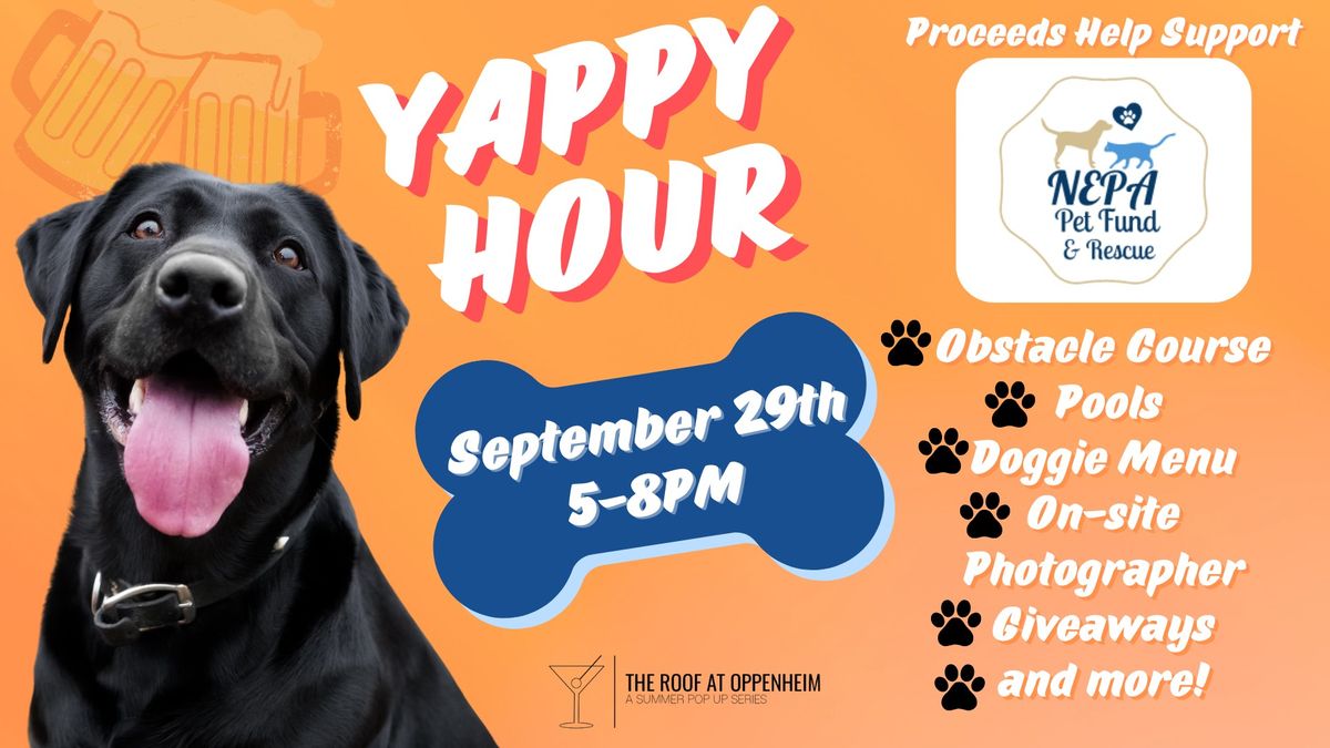 Yappy Hour @ The Roof at Oppenheim